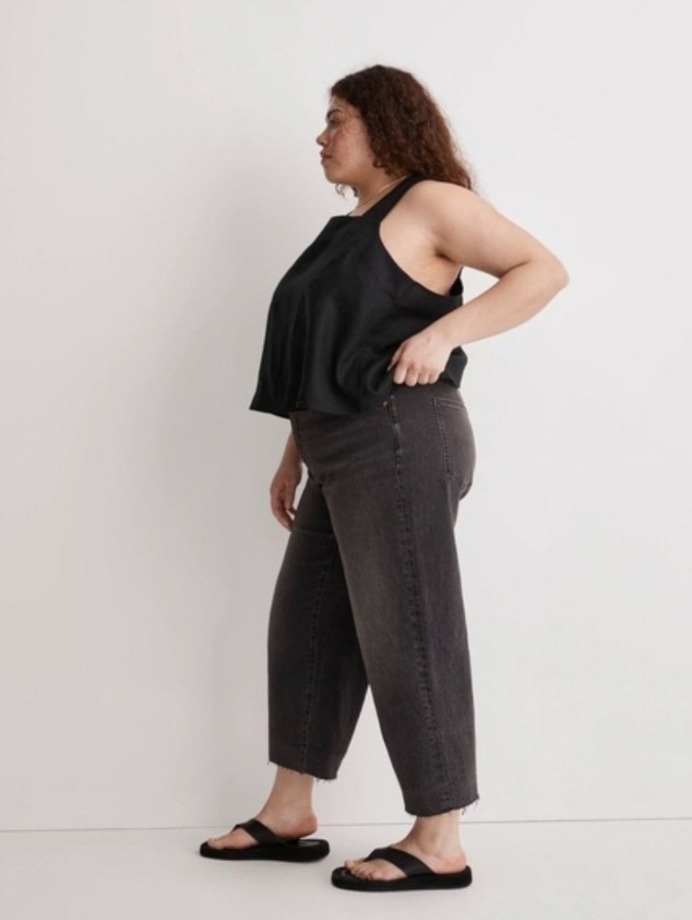 MADEWELL THE PERFECT VINTAGE WIDE LEG CROP JEANS - Picture 3 of 14